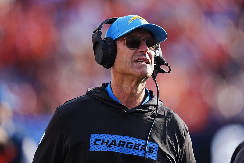 Chargers coach Jim Harbaugh shares update on heart condition