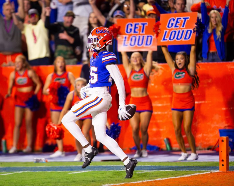 Entire Florida defense flagged for celebrating pick-six