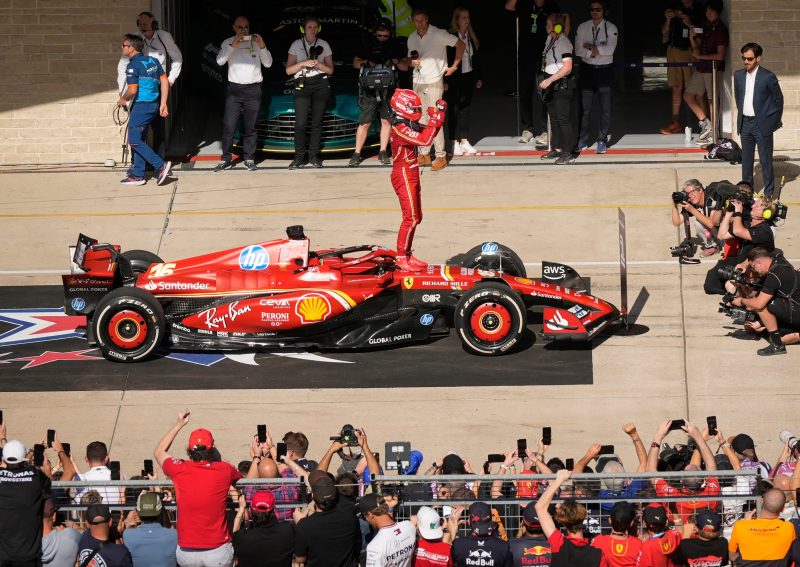 Leclerc wins third Formula 1 race of year, takes U.S. Grand Prix in Austin