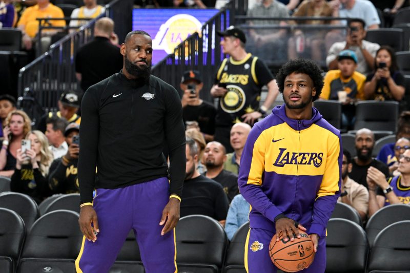 Ken Griffey Jr. and Sr. set to witness LeBron, Bronny make history